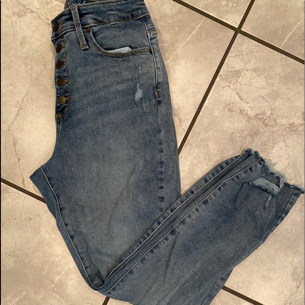 Universal thread high rise skinny crop